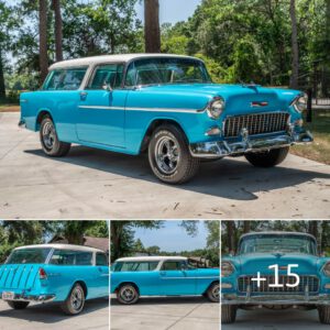 327 Powered 1955 Chevrolet Bel Air Nomad 4 Speed