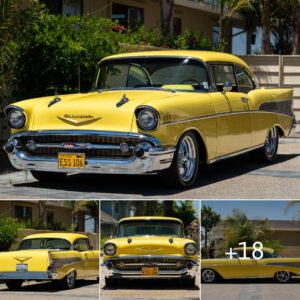 The Iconic And Classic 1957 Chevrolet Bel Air 2 Door Sedan