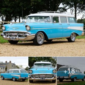 The Iconic And Stylish 1957 Chevrolet Bel Air Townsman Wagon