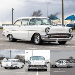 The Legendary 454 V8 Powered 1957 Chevrolet 210 – An American Muscle Car Icon