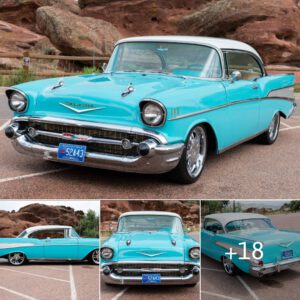 This Timeless Blue Beauty Is A 26 Year Owned 1957 Chevrolet Bel Air Sport Coupe With Custom Touches